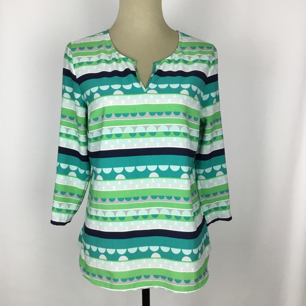 Banana Republic Womens Tunic Medium 3/4 Sleeve